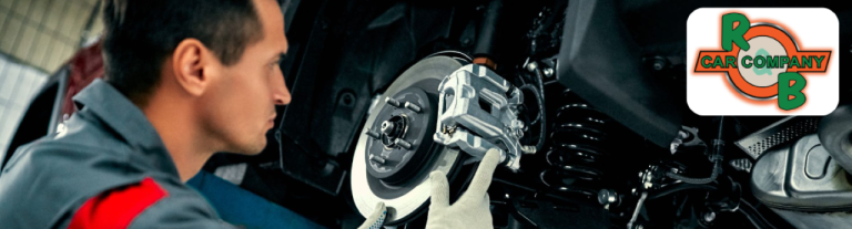 Technician replacing brakes at RB Car Company South Bend