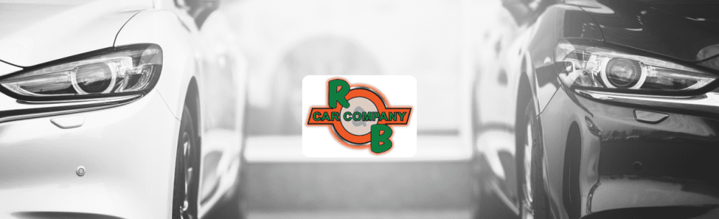 R&B Car Company South Bend dealership lot showing a lineup of inspected used cars ready for local shoppers