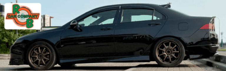 Wide-angle view of R&B Car Company South Bend’s used car lot with rows of clean, certified pre-owned vehicles.