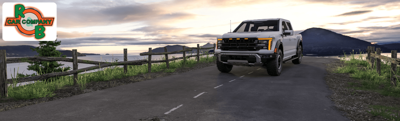 Ford F-150 pickup truck parked at R&B Car Company South Bend dealership in South Bend, Indiana