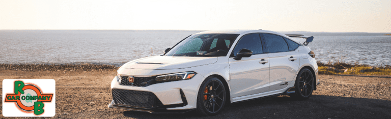 : Honda Civic exterior parked at R&B Car Company South Bend dealership in South Bend, Indiana