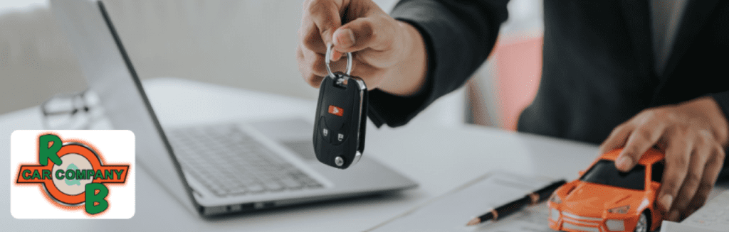 R&B Car Company South Bend lot featuring a wide range of used vehicles for sale in Indiana including SUVs and trucks.